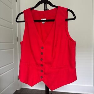 a new day Red Women's Button-Down Vest
